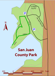 San Juan County Park map